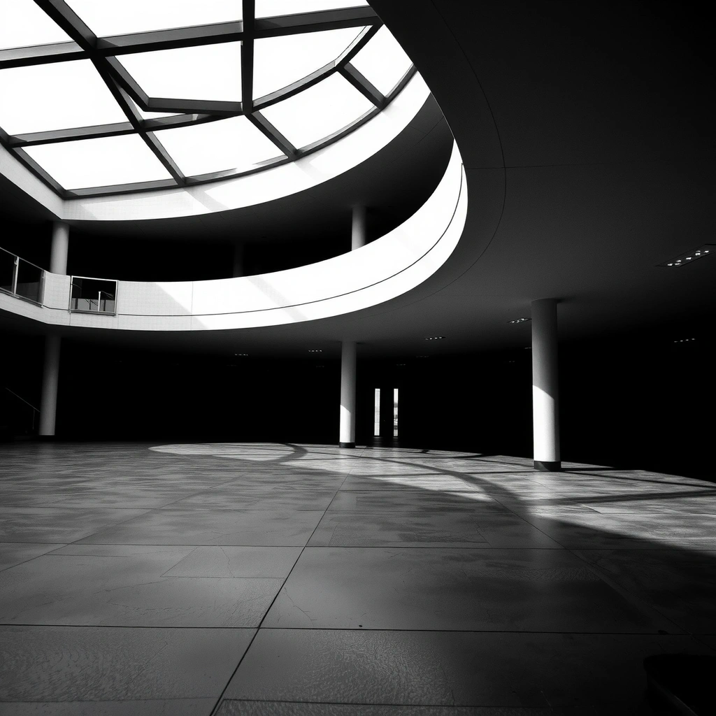 Abstract brutalist architecture background